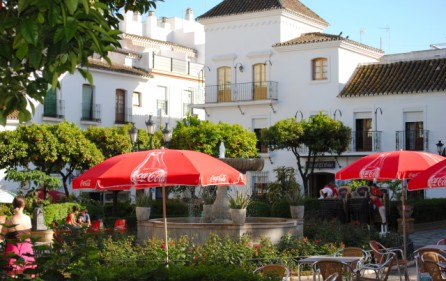 Blomstertorget i Estepona