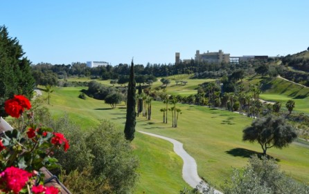 Utsikt terrass – första linjen mot golfbanan