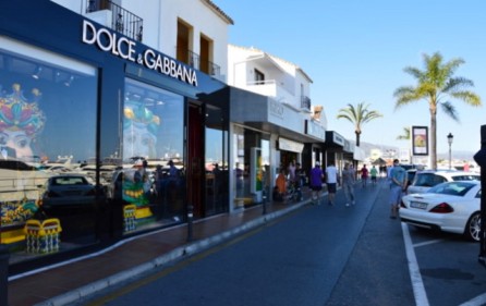 Puerto Banus hamnpromenad