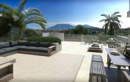 Exempel terrass